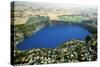 Blue Lake Volcano Extinct for 4800 Years Mount Gambier-null-Stretched Canvas