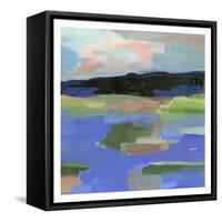 Blue Landing I-Annie Warren-Framed Stretched Canvas