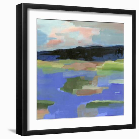 Blue Landing I-Annie Warren-Framed Art Print