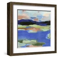 Blue Landing II-Annie Warren-Framed Art Print