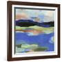 Blue Landing II-Annie Warren-Framed Art Print