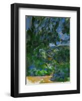 Blue Landscape, 1904-1906-Paul Cézanne-Framed Premium Giclee Print