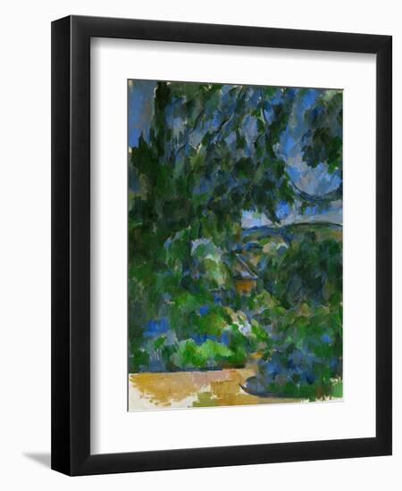 Blue Landscape, 1904-1906-Paul Cézanne-Framed Premium Giclee Print