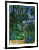 Blue Landscape, 1904-1906-Paul Cézanne-Framed Giclee Print