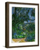 Blue Landscape, 1904-1906-Paul Cézanne-Framed Giclee Print