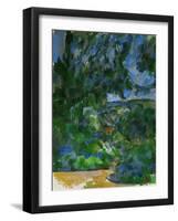 Blue Landscape, 1904-1906-Paul Cézanne-Framed Giclee Print