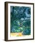 Blue Landscape, Between 1904 and 1906-Paul Cézanne-Framed Giclee Print