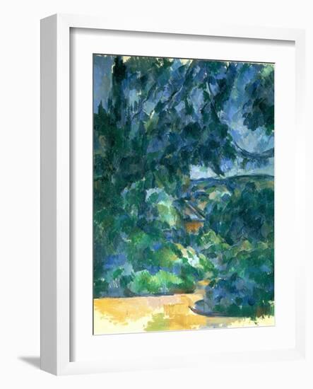 Blue Landscape, Between 1904 and 1906-Paul Cézanne-Framed Giclee Print