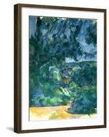 Blue Landscape, Between 1904 and 1906-Paul Cézanne-Framed Giclee Print