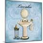 Blue Lavabo-Gregory Gorham-Mounted Art Print