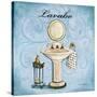 Blue Lavabo-Gregory Gorham-Stretched Canvas