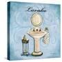 Blue Lavabo-Gregory Gorham-Stretched Canvas