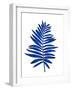 Blue Leaf Branch-Jasmine Woods-Framed Art Print