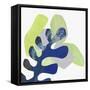 Blue Leaf I-PI Studio-Framed Stretched Canvas
