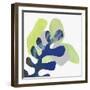 Blue Leaf I-PI Studio-Framed Art Print