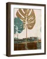 Blue Leaves II-Patricia Pinto-Framed Art Print