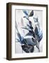 Blue Leaves-Design Fabrikken-Framed Art Print