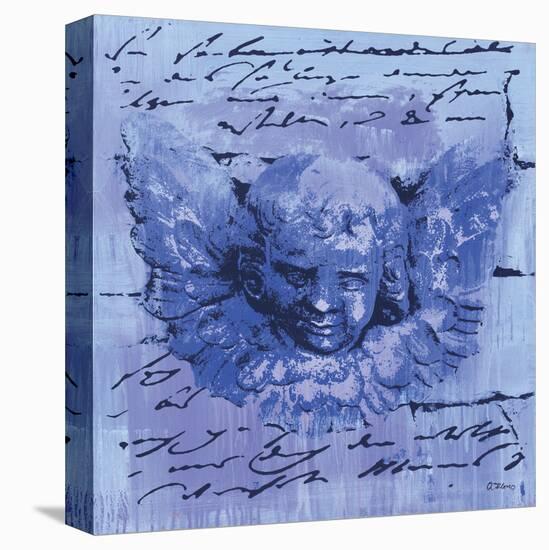 Blue Letter of an Angel-Anna Flores-Stretched Canvas