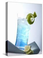 "Blue Light" (Cocktail)-Klaus Arras-Stretched Canvas