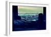 Blue Light Yokohama-U-Kei-Framed Photographic Print