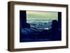 Blue Light Yokohama-U-Kei-Framed Photographic Print