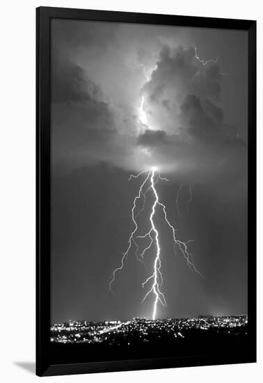 Blue Lightning BW-Douglas Taylor-Framed Photo