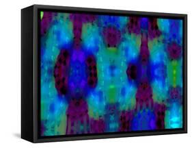 Blue Lights-Ruth Palmer-Framed Stretched Canvas