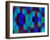 Blue Lights-Ruth Palmer-Framed Art Print