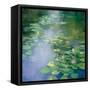 Blue Lily II-Julia Purinton-Framed Stretched Canvas