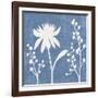 Blue Linen I-Megan Meagher-Framed Art Print