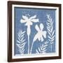 Blue Linen II-Megan Meagher-Framed Art Print