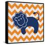 Blue Lion-N. Harbick-Framed Stretched Canvas