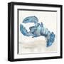 Blue Lobester I-Jacob Q-Framed Art Print