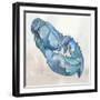 Blue Lobester II-Jacob Q-Framed Art Print