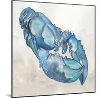 Blue Lobester II-Jacob Q-Mounted Art Print