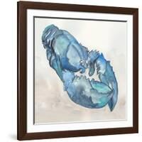 Blue Lobester II-Jacob Q-Framed Art Print