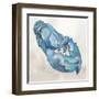 Blue Lobester II-Jacob Q-Framed Art Print