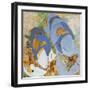 Blue Lobsters-Erin McGee Ferrell-Framed Art Print