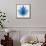 Blue Lotus-null-Framed Stretched Canvas displayed on a wall