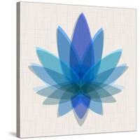 Blue Lotus-null-Stretched Canvas