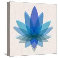 Blue Lotus-null-Stretched Canvas