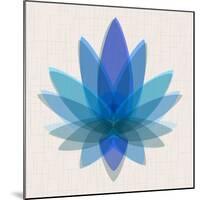 Blue Lotus-null-Mounted Art Print