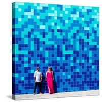 Blue Lovers-Matt Crump-Stretched Canvas