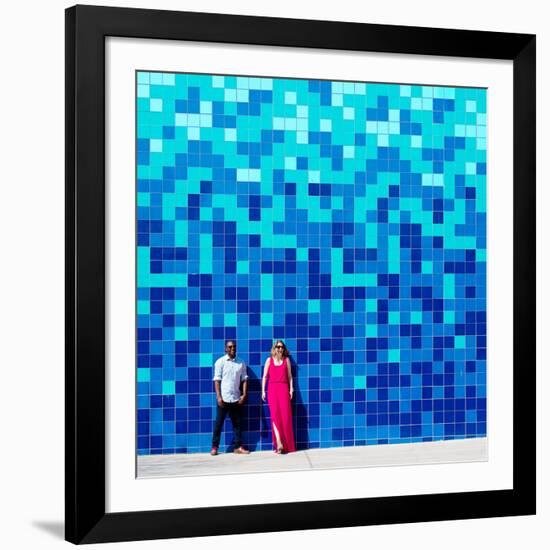 Blue Lovers-Matt Crump-Framed Photographic Print