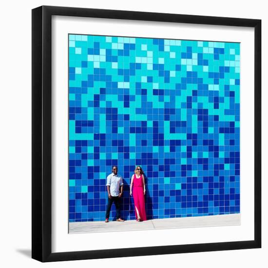 Blue Lovers-Matt Crump-Framed Photographic Print