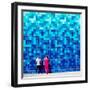 Blue Lovers-Matt Crump-Framed Photographic Print