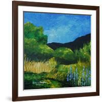 Blue Lupines, 2015-Patricia Brintle-Framed Giclee Print