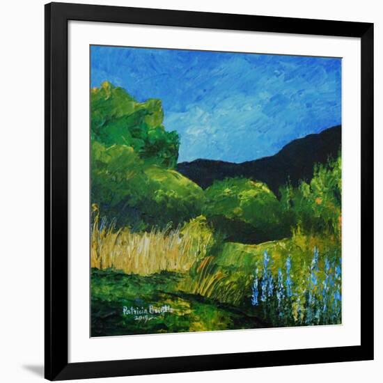 Blue Lupines, 2015-Patricia Brintle-Framed Giclee Print