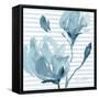 Blue Magnolias I-Lanie Loreth-Framed Stretched Canvas