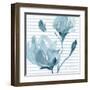 Blue Magnolias I-Lanie Loreth-Framed Art Print